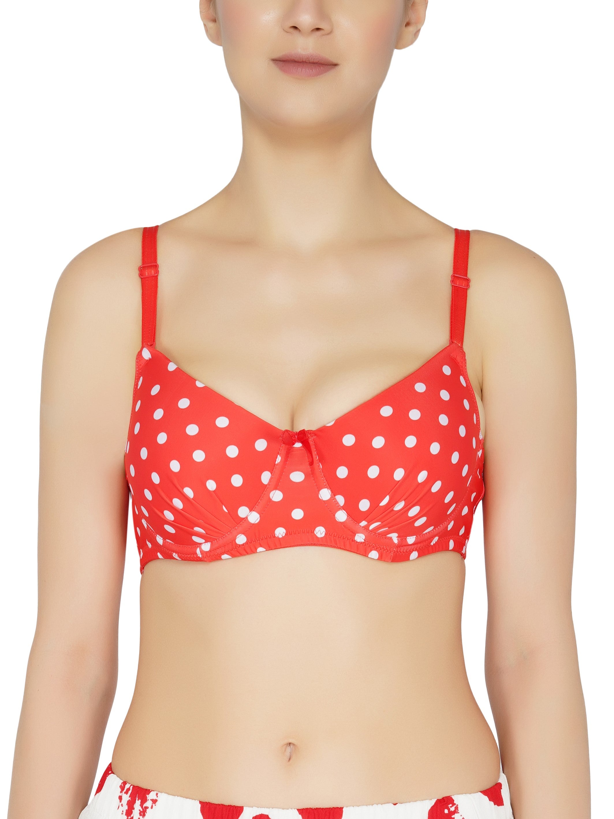 Underwire padded bra