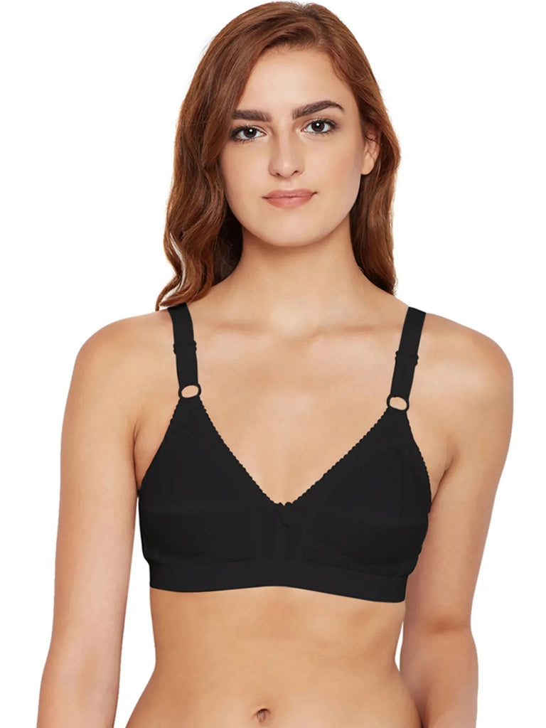 Buy Souminie Pack of 2 Non Padded Cotton T Shirt Bra - Multi Online at Low  Prices in India 