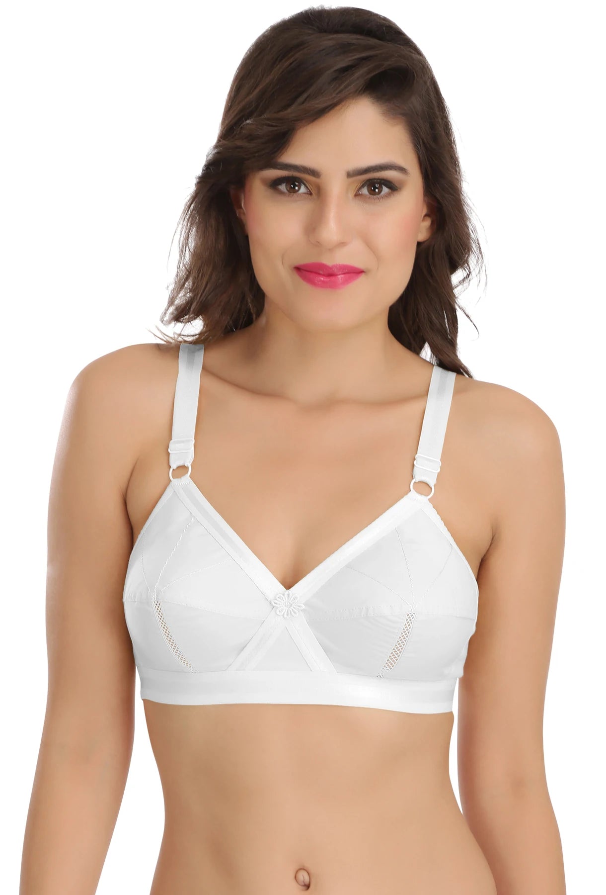 Buy Soft Beauty Bra by SS Enterprises  Women's Perfecto Plus Size Soft  Cotton Full Cup Everyday Non-Padded Sona Bra Online In India At Discounted  Prices