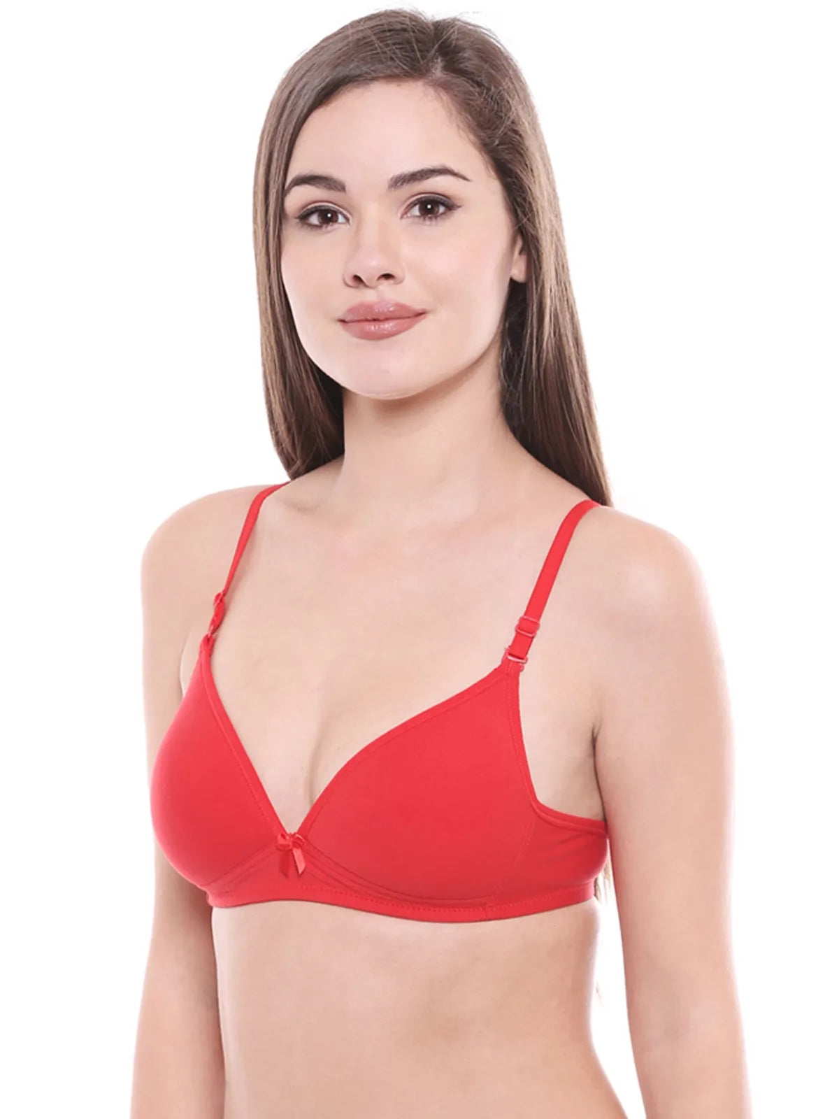 bodycare padded bra 6552 red