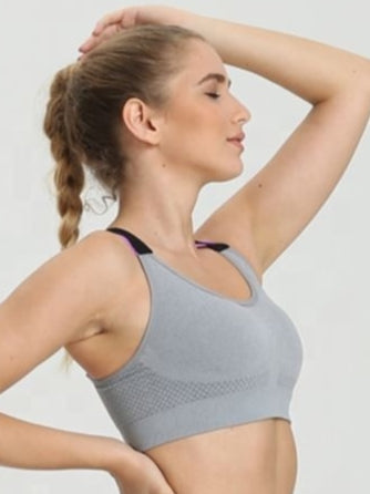 lightly padded sports bra