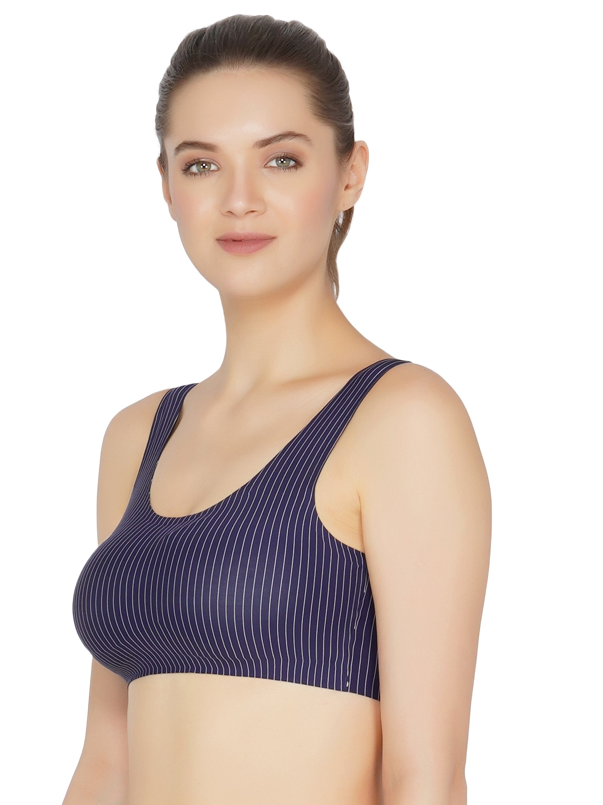 navy sports bra