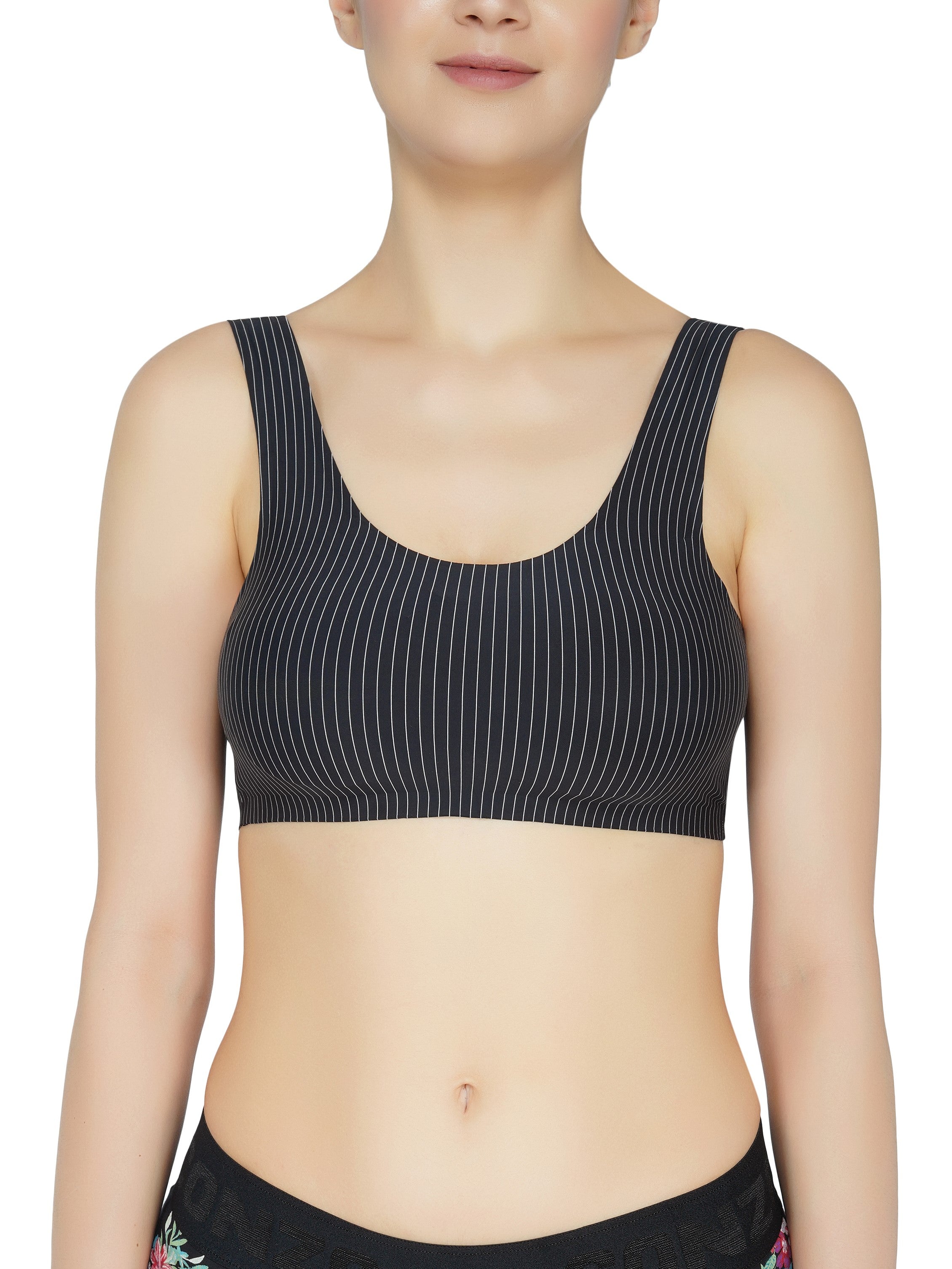 non padded black zace bra