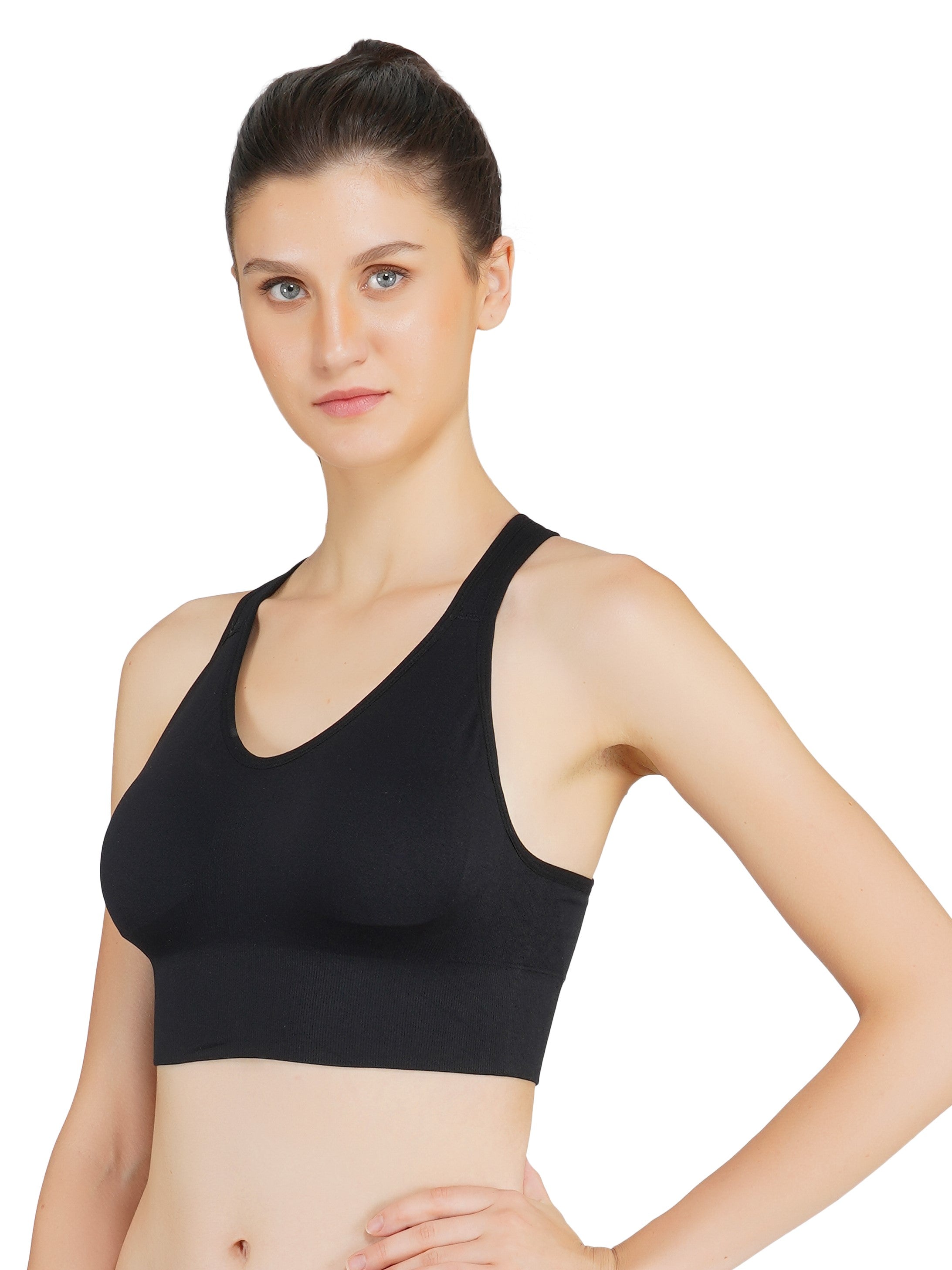 non removable padded sports bra