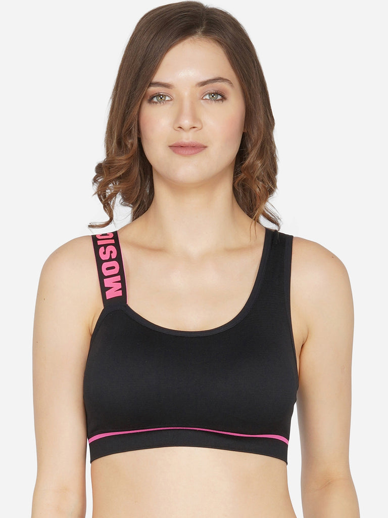 Women's Lightly Padded, With Removable Pads Non-Wired Sports Bra