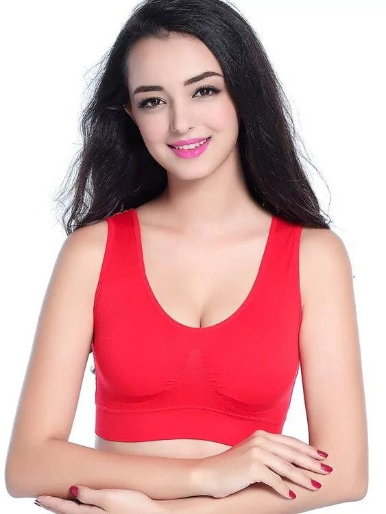 sports bra crop tank top