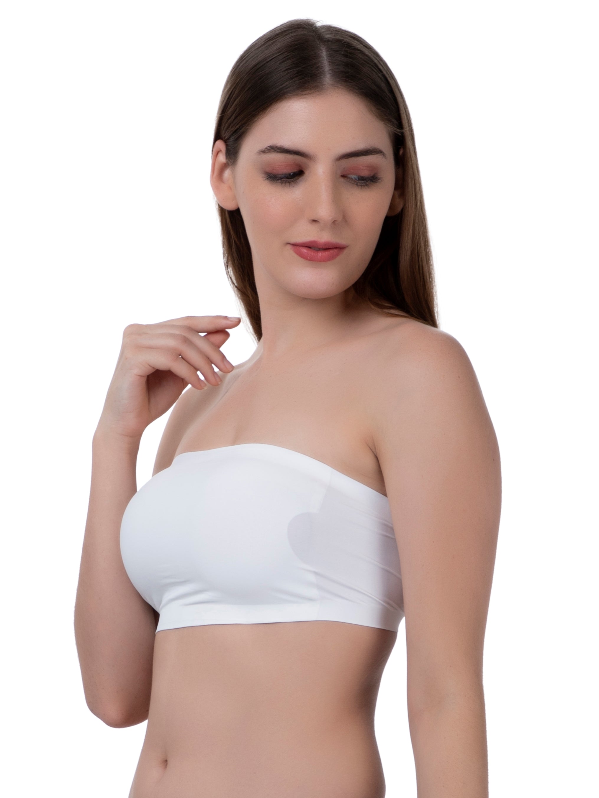 strapless compression bra