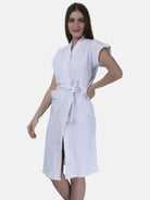 white towel bathrobe womens