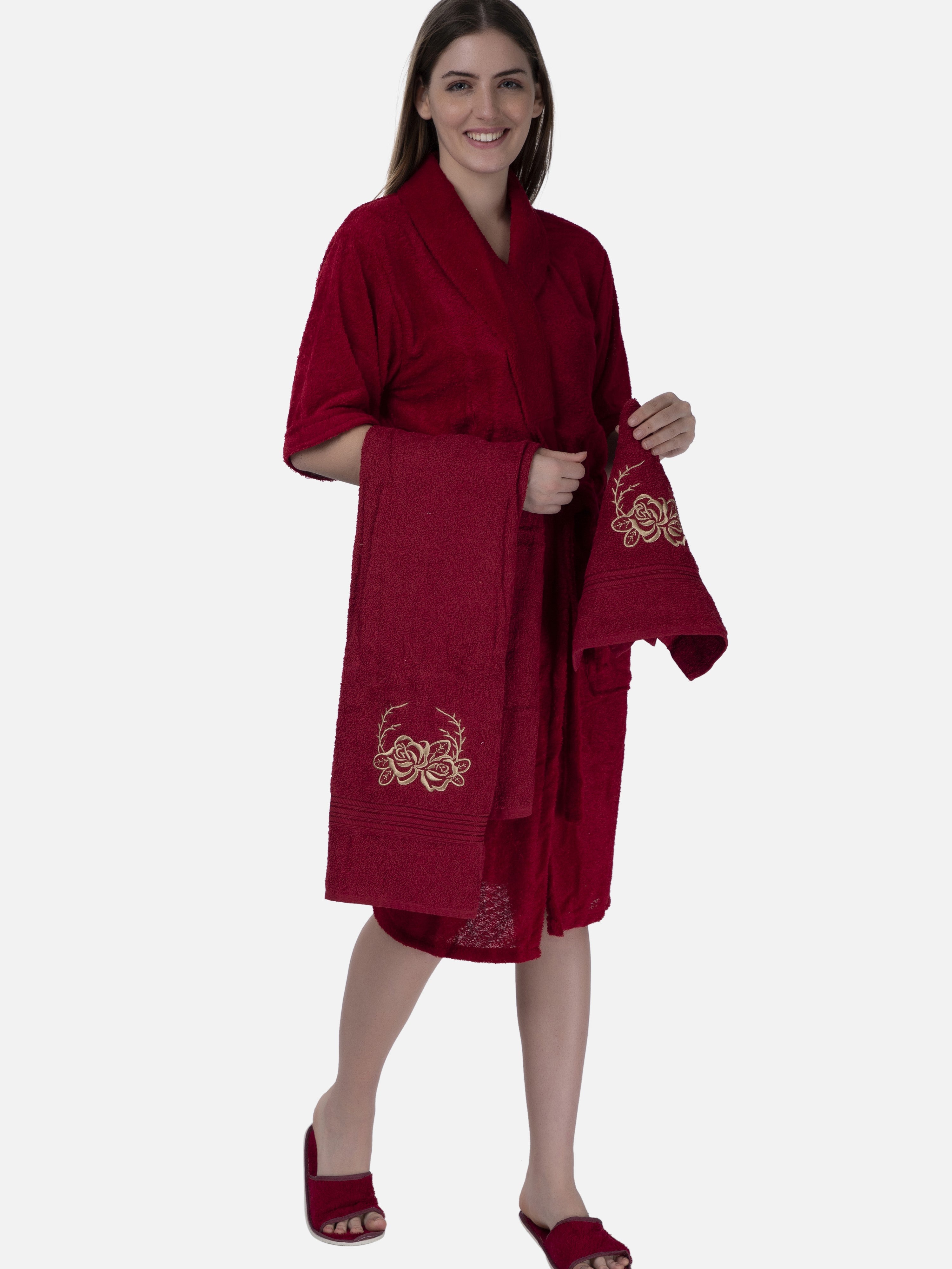 womens feather bridal bathrobe